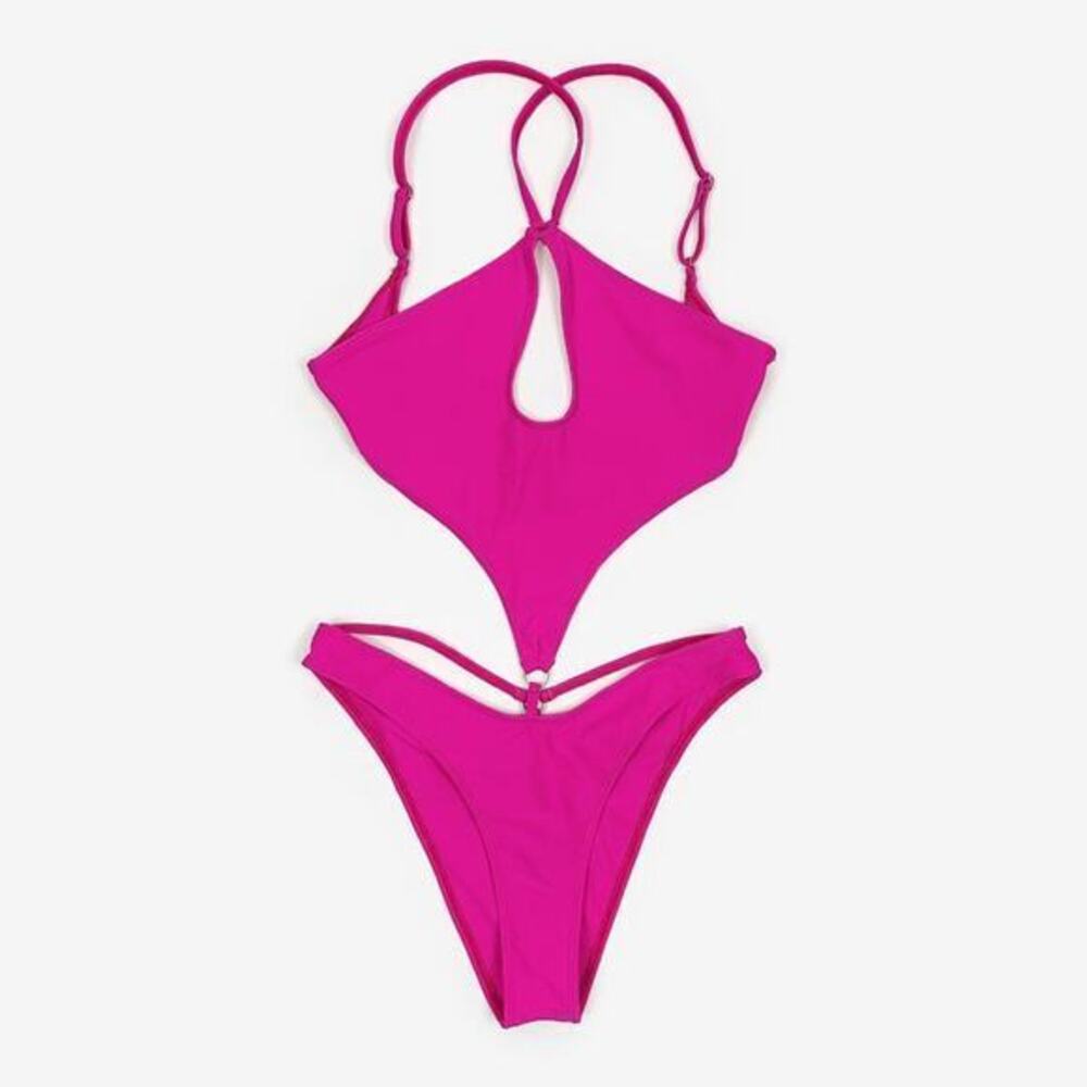 Lovewave‎ The Taryn One Piece Size XS Pink Swim Beach Vacation Summer